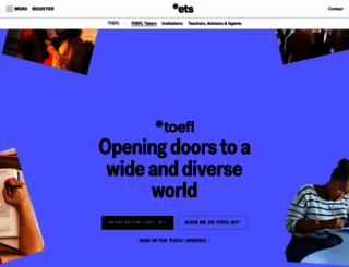 toefl.org screenshot