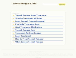 toenailfungusx.info screenshot