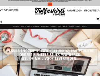 toffeshirts.nl screenshot