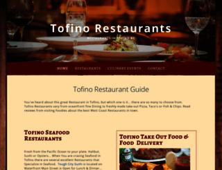 tofino.restaurant screenshot