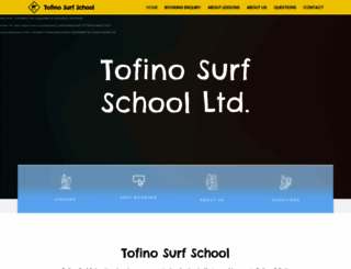 tofinosurfschool.ca screenshot