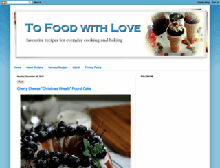 tofoodwithlove.com screenshot