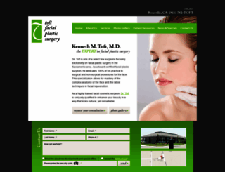toftfacialsurgery.com screenshot
