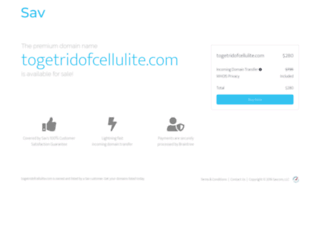 togetridofcellulite.com screenshot