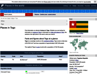 togo.places-in-the-world.com screenshot