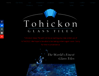 tohickonglasstiles.com screenshot