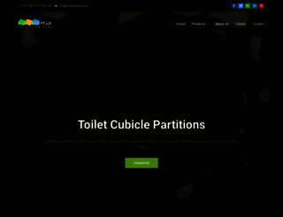 toiletcubicles.in screenshot