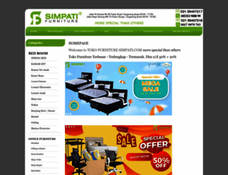 tokofurnituresimpati.com screenshot
