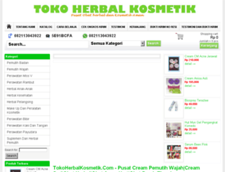 tokoherbalkosmetik.com screenshot