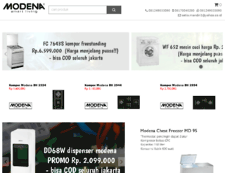 tokomodena.com screenshot