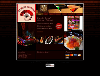 tokyobistrosc.com screenshot