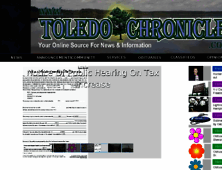 toledochronicle.com screenshot