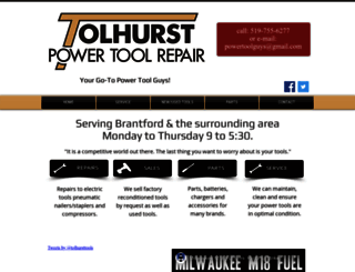 tolhurstpowertool.com screenshot