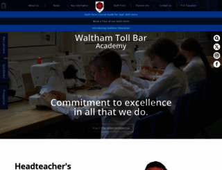 tollbaracademy.co.uk screenshot