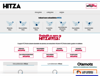 tolosaldea.hitza.info screenshot