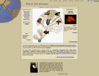 tolweb.org screenshot