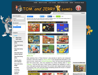 tom-and-jerry-games.com screenshot
