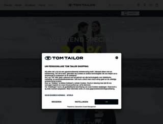 tom-tailor.be screenshot