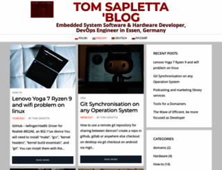 tom.sapletta.com screenshot