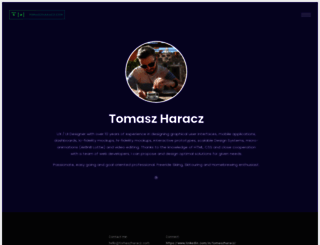 tomaszharacz.com screenshot