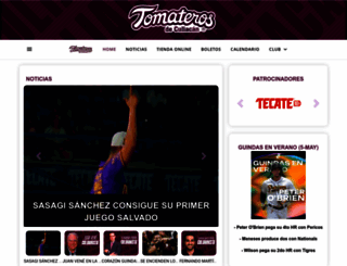 tomateros.com.mx screenshot