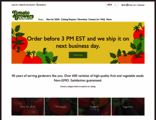 tomatogrowers.com screenshot