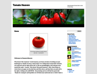 tomatoheaven.wordpress.com screenshot