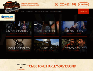 tombstoneharley.com screenshot