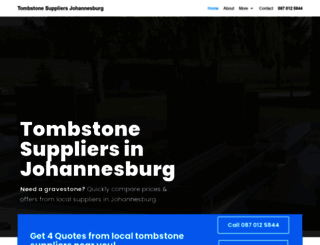 tombstonesuppliersjohannesburg.co.za screenshot