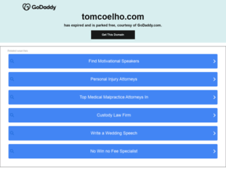 tomcoelho.com screenshot