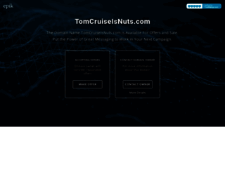 tomcruiseisnuts.com screenshot