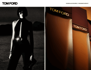 tomford.com screenshot