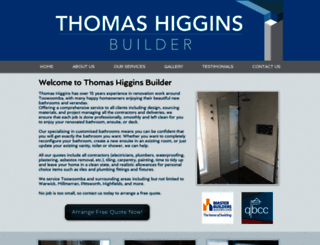 tomhigginsbuilder.com screenshot