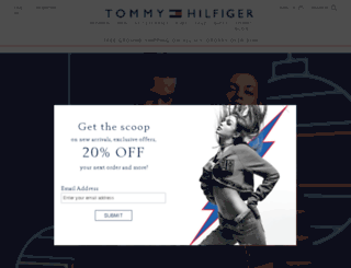 tommyhilfiger.com screenshot