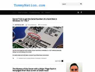 tommynation.com screenshot