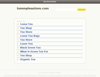 tommyteastore.com screenshot