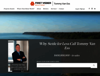 tommyvaness.firstweber.com screenshot