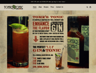 tomrstonic.com screenshot