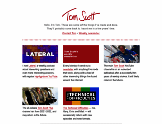 tomscott.com screenshot