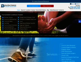 tomsriverpodiatrist.com screenshot