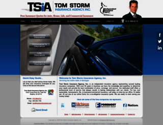 tomstorminsurance.com screenshot