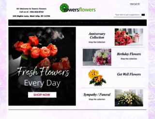 tomstowersflowers.com screenshot
