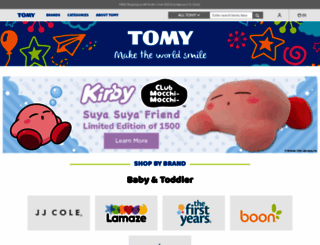 tomy.com screenshot