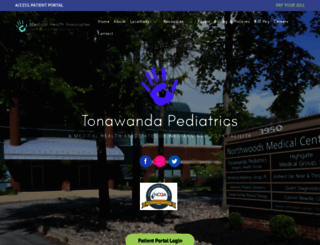 tonawandapediatrics.com screenshot
