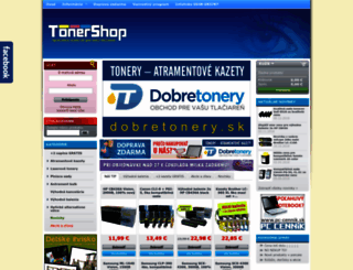 toner-shop.sk screenshot