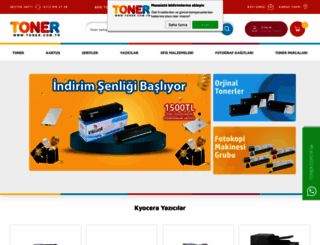 toner.com.tr screenshot