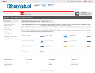 tonerweb.pl screenshot