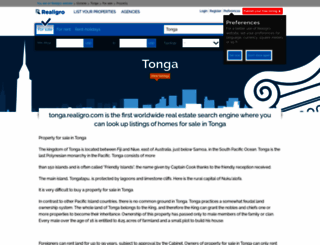 tonga.realigro.com screenshot
