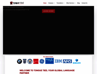tongue-tied-nw.co.uk screenshot