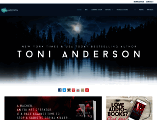 toniandersonauthor.com screenshot